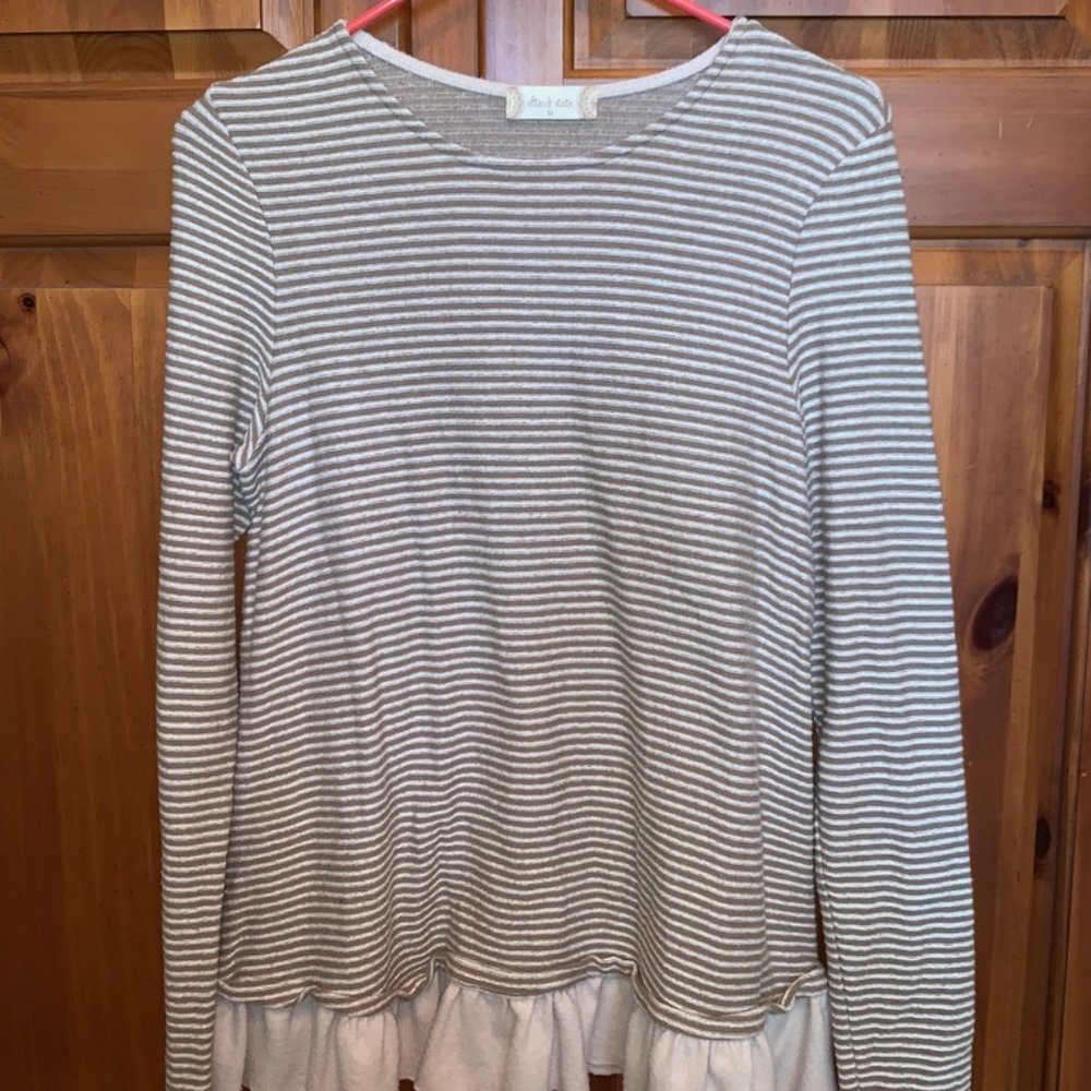 Altar'd State Striped Going Out Sweater